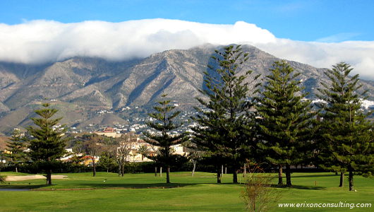 Mijas Golf en vinterdag